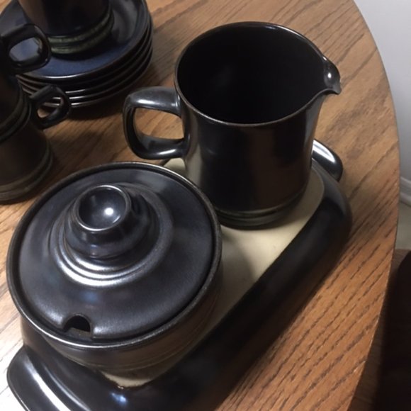 Vintage 14 piece "Kismet Blue" Denby England Set  "RARE FIND" - Picture 7 of 13